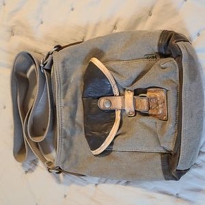 Canvas crossbody bag